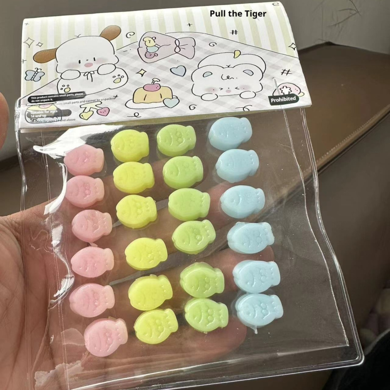Mini Sugared Fish Gummy Craft Charms, Mixed Colors โ photo 6