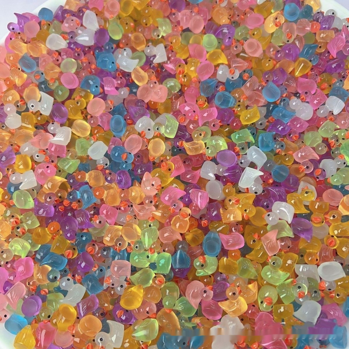 Mini Transparent Duck Figurines โ photo 5