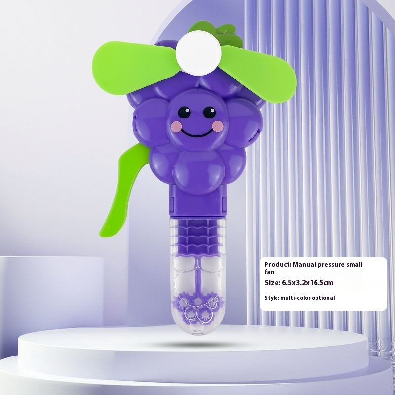 Strawberry Hand-Press Fan & Bubble Toy โ photo 4
