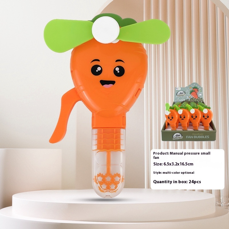 Strawberry Hand-Press Fan & Bubble Toy โ photo 5