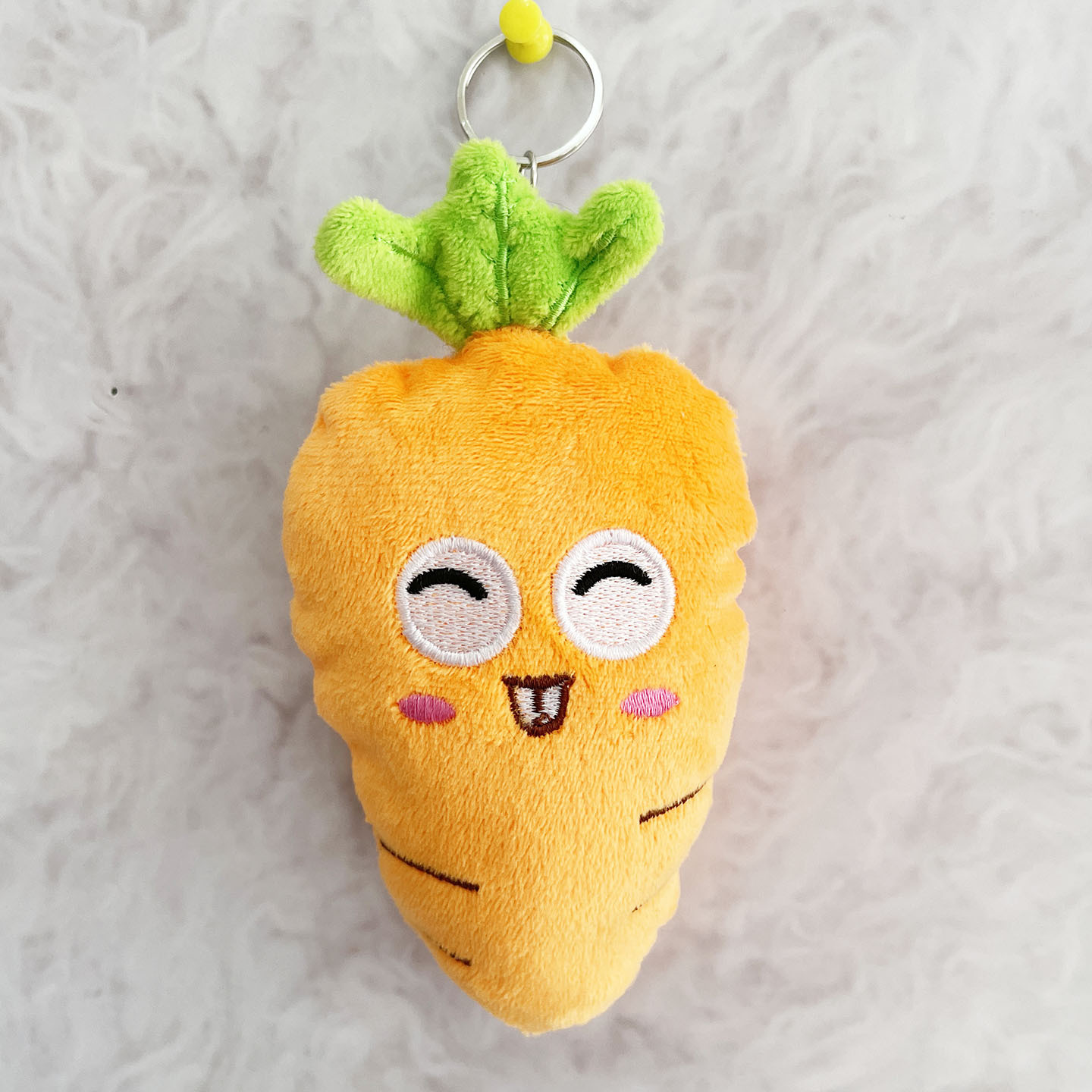 Happy Carrot Plush Keychain โ photo 5