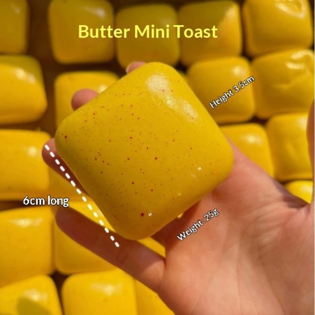 Butter Mini Toast Squishy