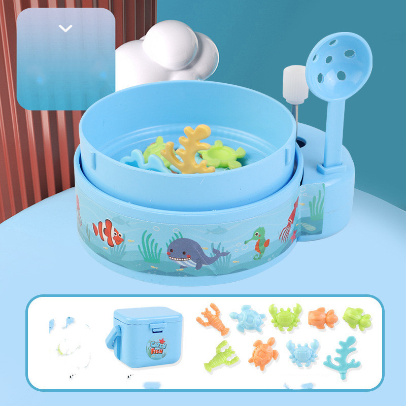 Magnetic Fishing Game with Sea Creatures