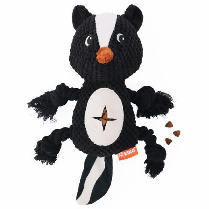 Monkey Squeaky Plush Dog Toy with Rope Limbs โ photo 3