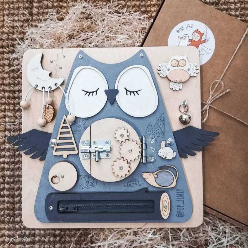 Wooden Fox Montessori Busy Activity Board โ photo 2