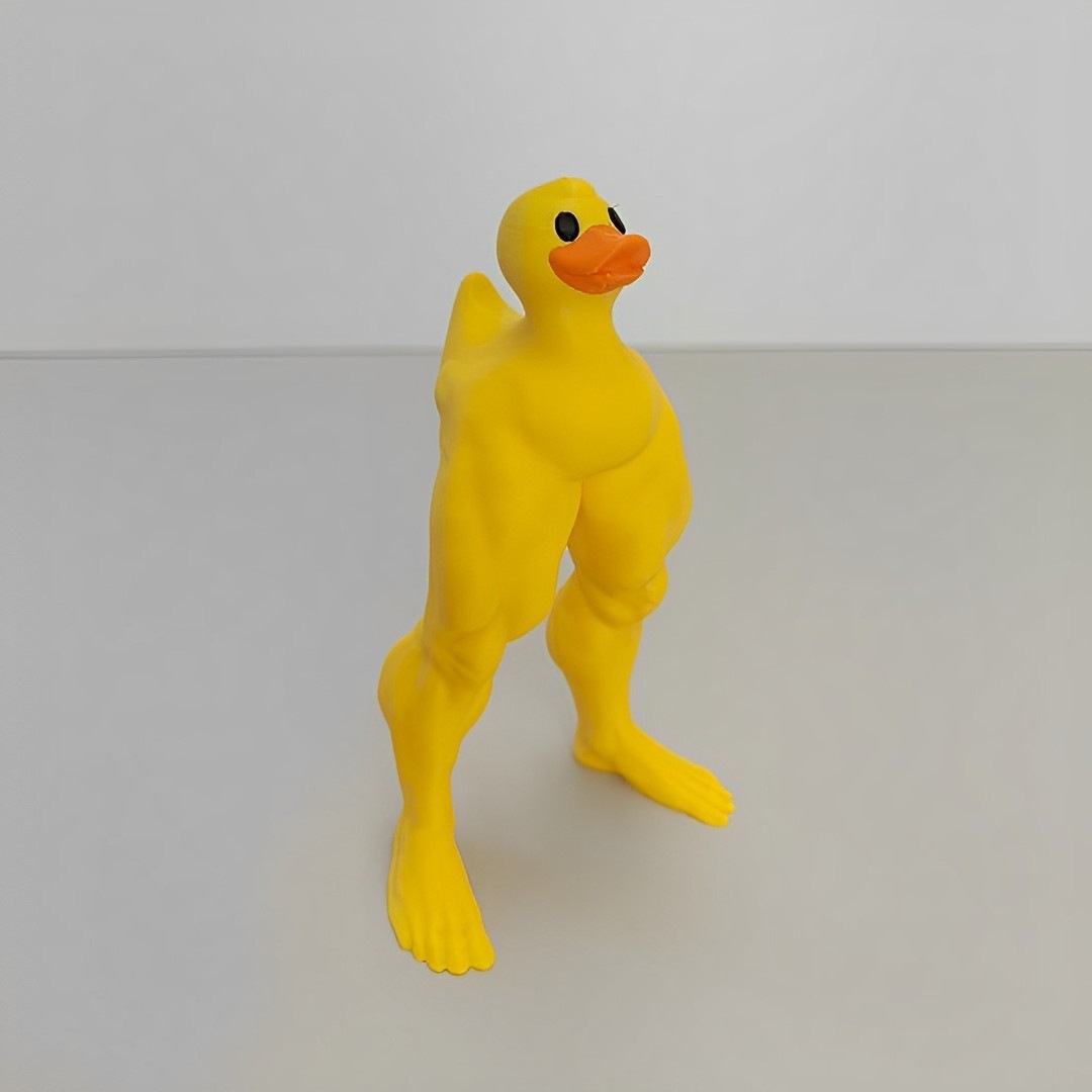 Buff Muscle Duck Desk Figure — photo 4