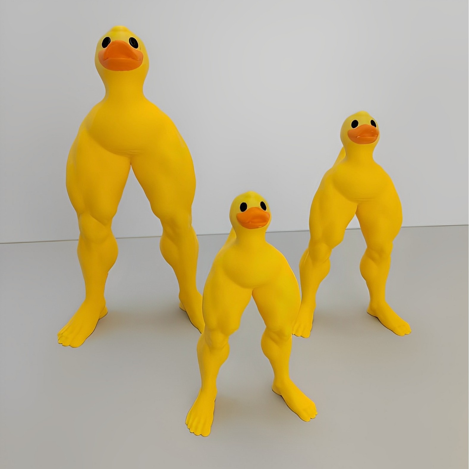 Buff Muscle Duck Desk Figure — photo 3