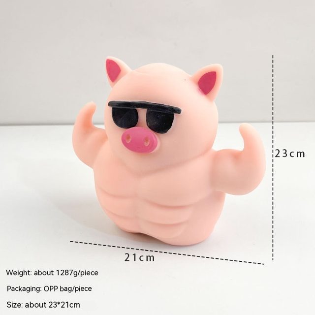 Buff Piggy in Shades Squishy