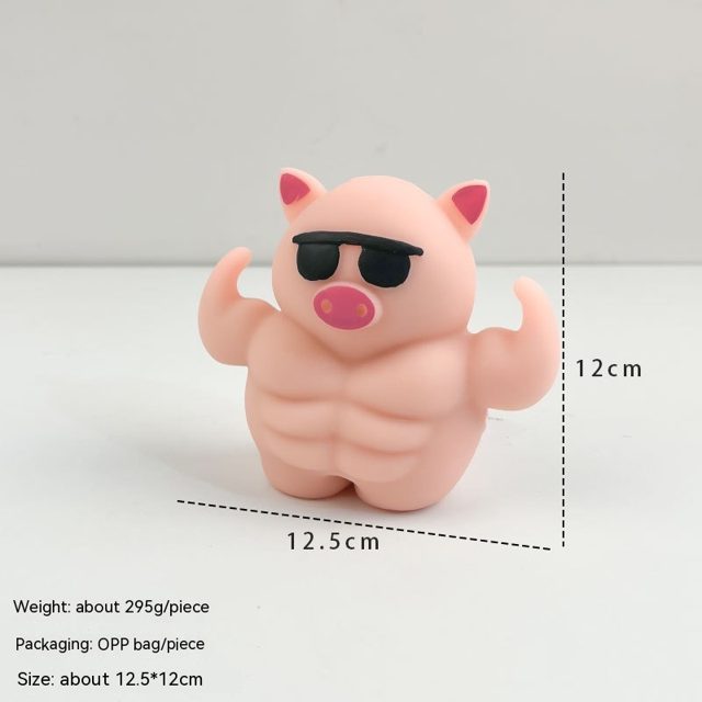 Buff Piggy in Shades Squishy โ photo 2