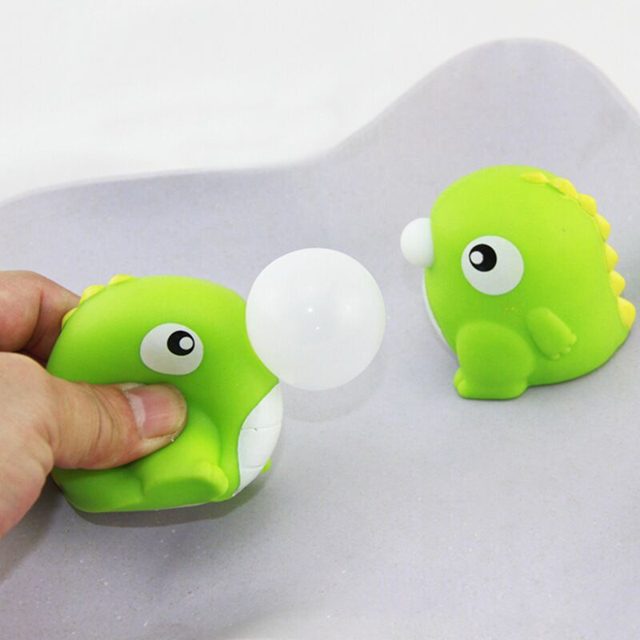 Bubble-Blowing Dino Baby Squeeze Toy โ photo 2