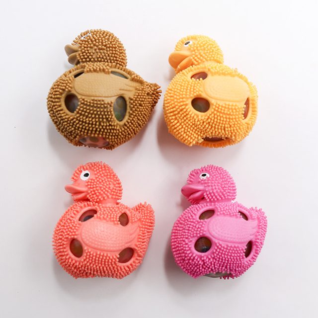 Dino Mesh Bead Squeeze Ball โ photo 3