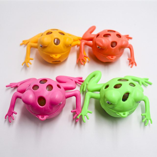 Dino Mesh Bead Squeeze Ball โ photo 2