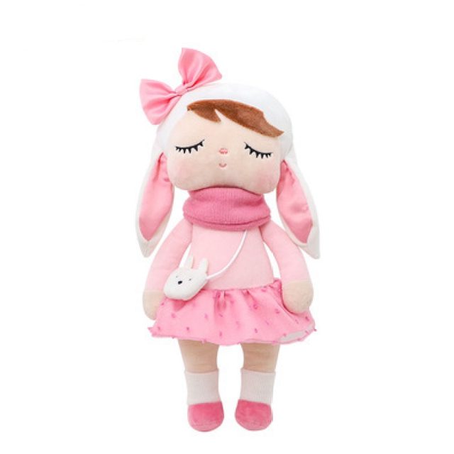 Sleepy Bunny Doll Plush with Bow