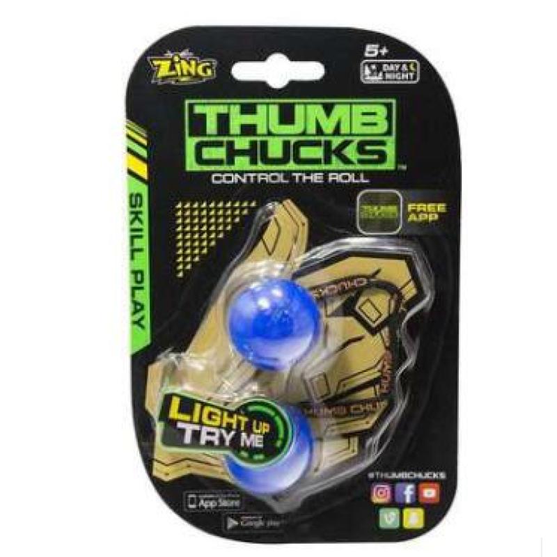 Light-Up Thumb Chucks Skill Toy with Belts โ photo 3