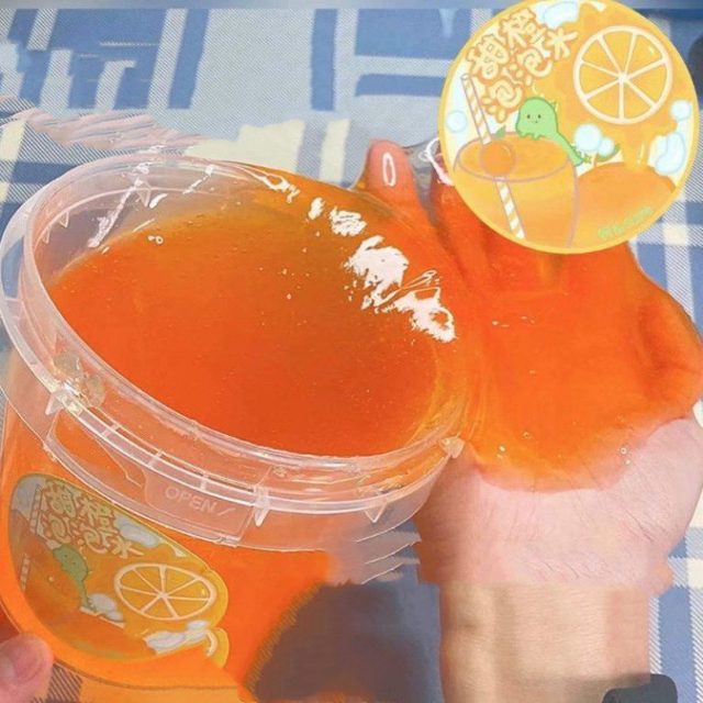 Sweet Orange Fizz Jelly Slime 350ml