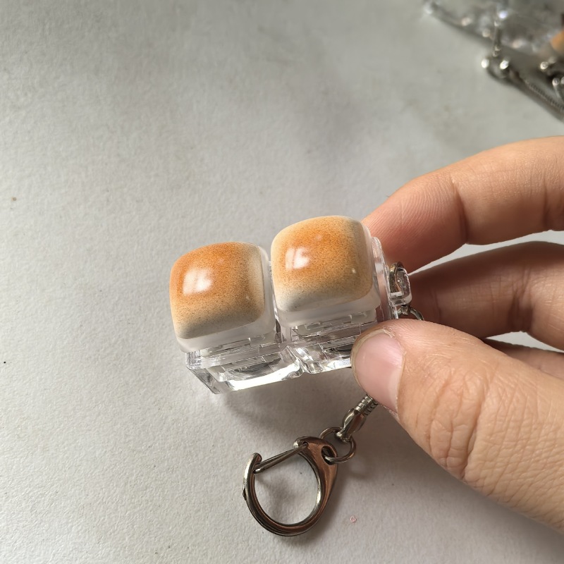 Mini Toast Bread Keyboard Switch Keychain โ photo 2