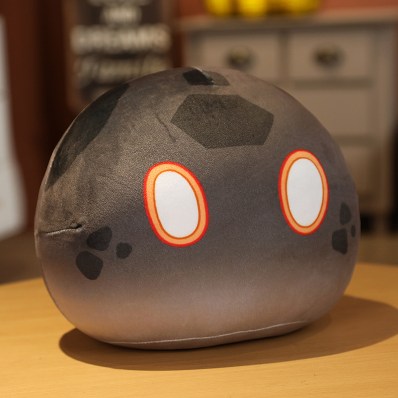 Game Geo Slime Plush Pillow — Gray