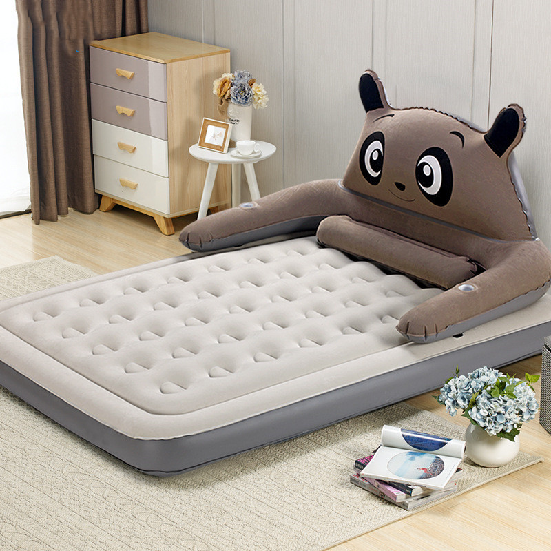 Inflatable Panda-Back Air Mattress Bed