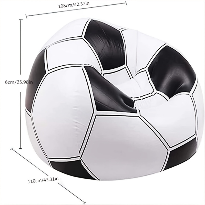 Inflatable Soccer Ball Lounge Chair