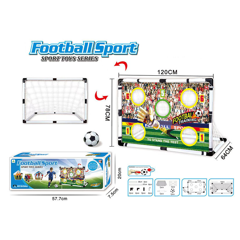 Kids Soccer Goal & Target Net Training Set