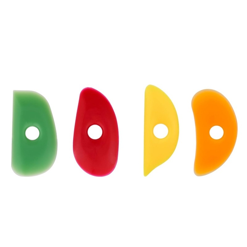 Oval Silicone Rib Shaping Sheet for Clay, 8.8cm — photo 6