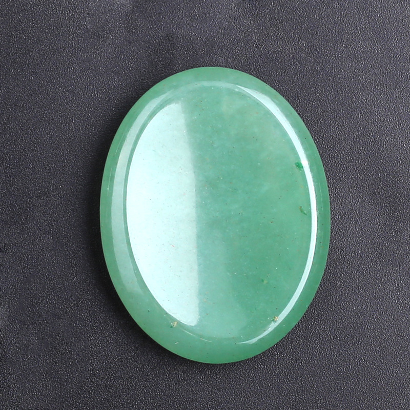 Rose Quartz Worry Stone Polished Palm Crystal — photo 3