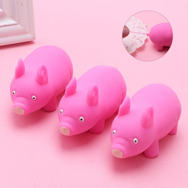 Screaming Stretch Pig Squeeze Toy