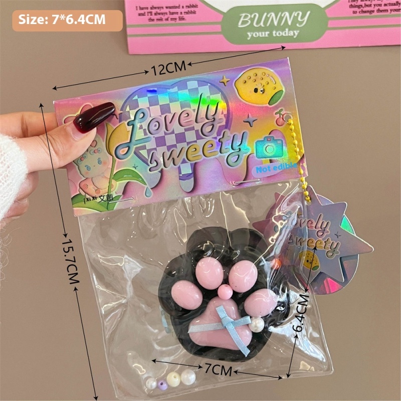 Glitter Pearl Cat-Paw Squishy Set โ photo 2