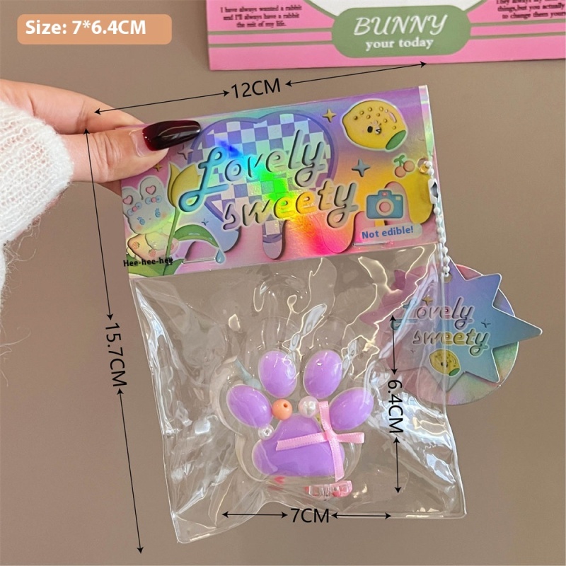 Glitter Pearl Cat-Paw Squishy Set โ photo 4