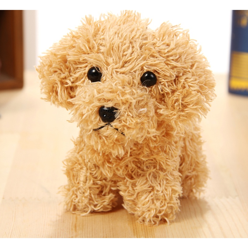 Fuzzy Toy Poodle Puppy Plush