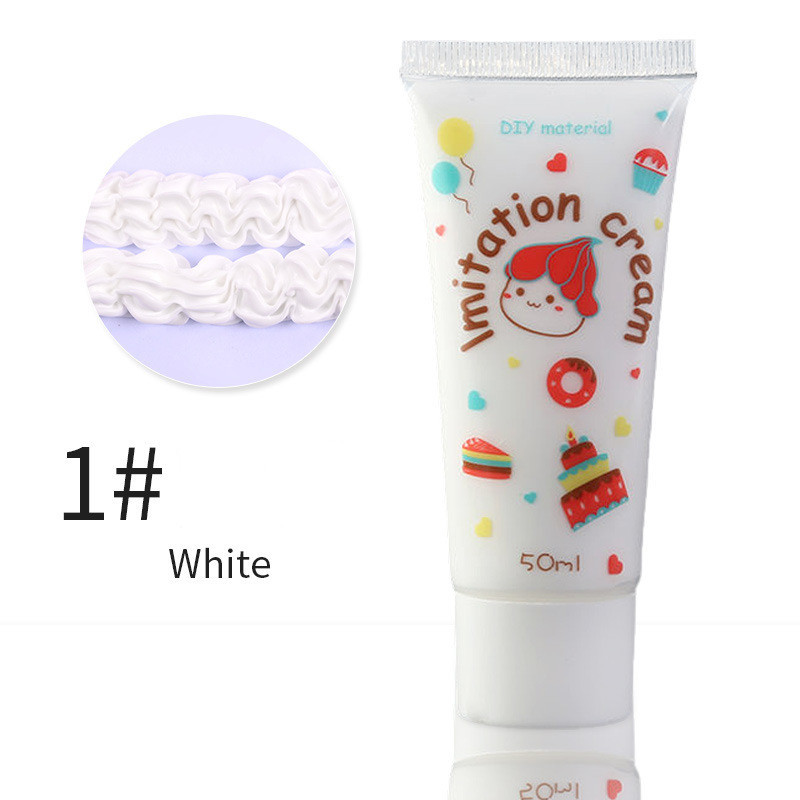 Imitation Whipped Cream Glue, White, 50ml