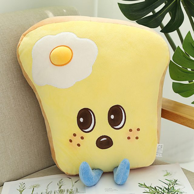 Toast & Egg Plush Pillow โ photo 2