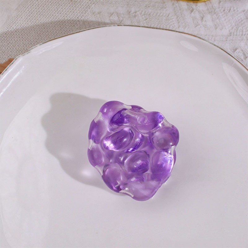 Red Grape Cluster Bead-Filled Squishy โ photo 4
