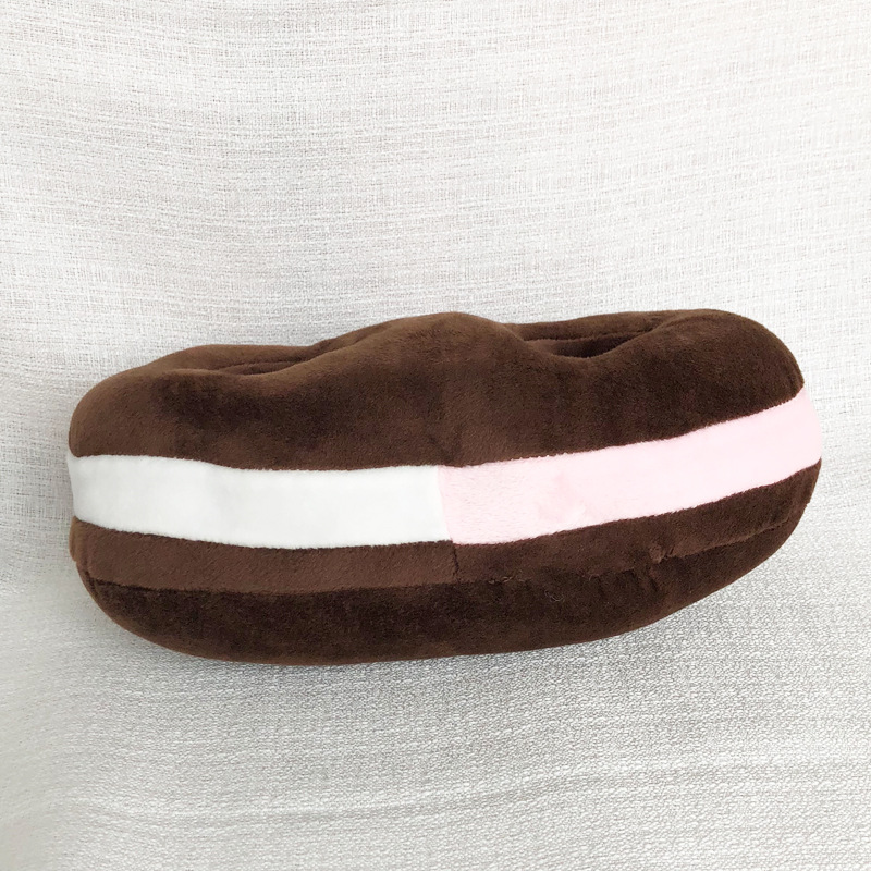 Chocolate Cookie Cat Cushion Plush โ photo 2