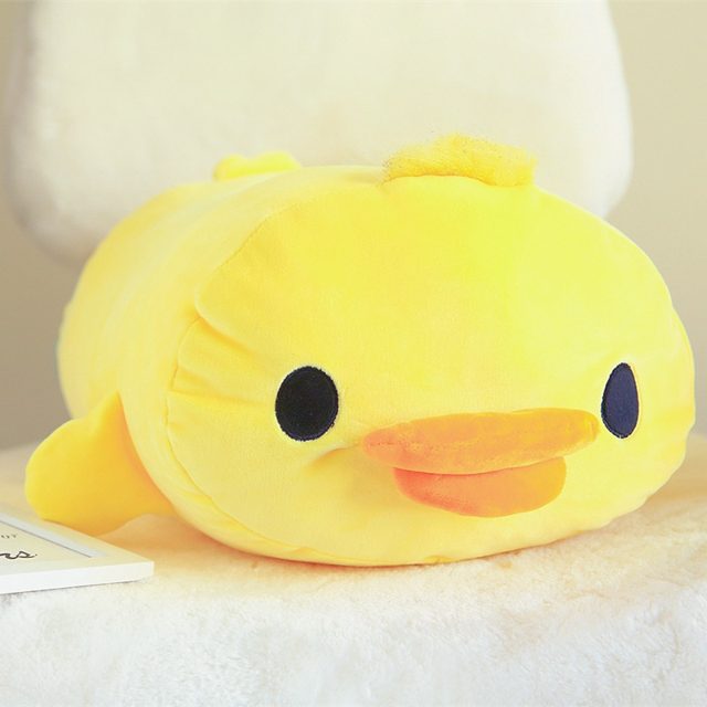 Chunky Yellow Duck Pillow Plush
