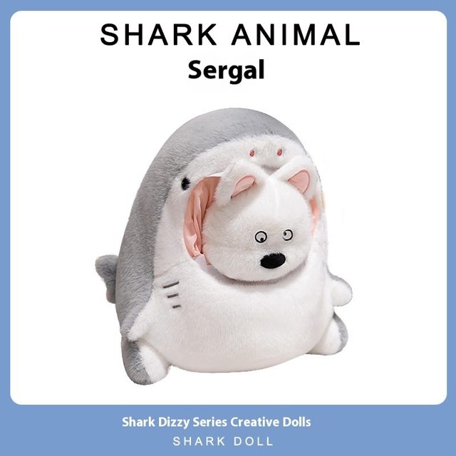 Shark-Hoodie Puppy Plush - 30cm โ photo 2