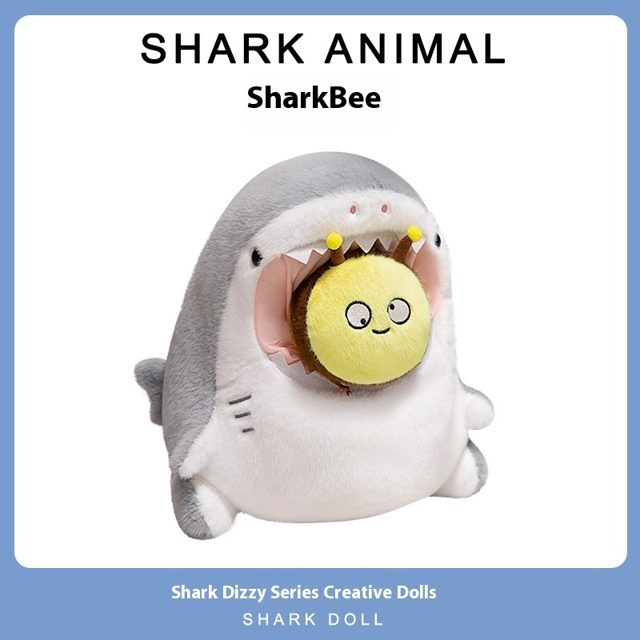 Shark-Hoodie Bumblebee Plush - 30cm โ photo 2