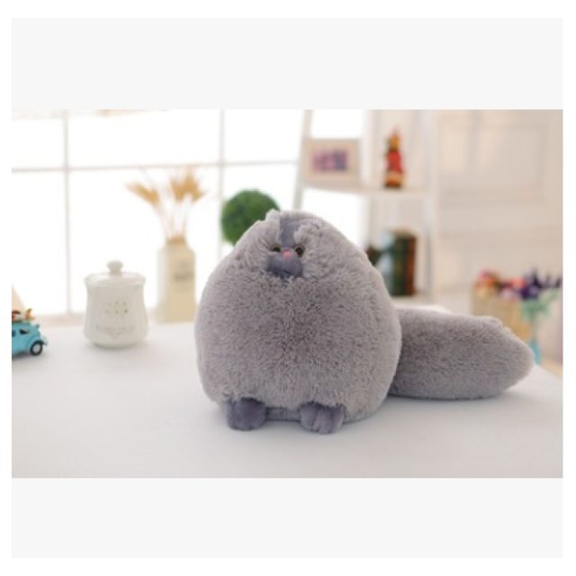 Round Fluffy Persian Cat Plushie โ photo 3