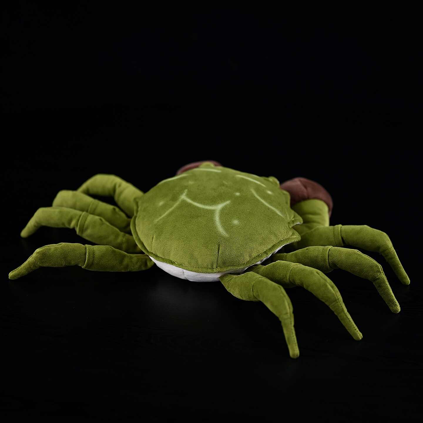 Realistic Green Crab Plush With Furry Claws — photo 4