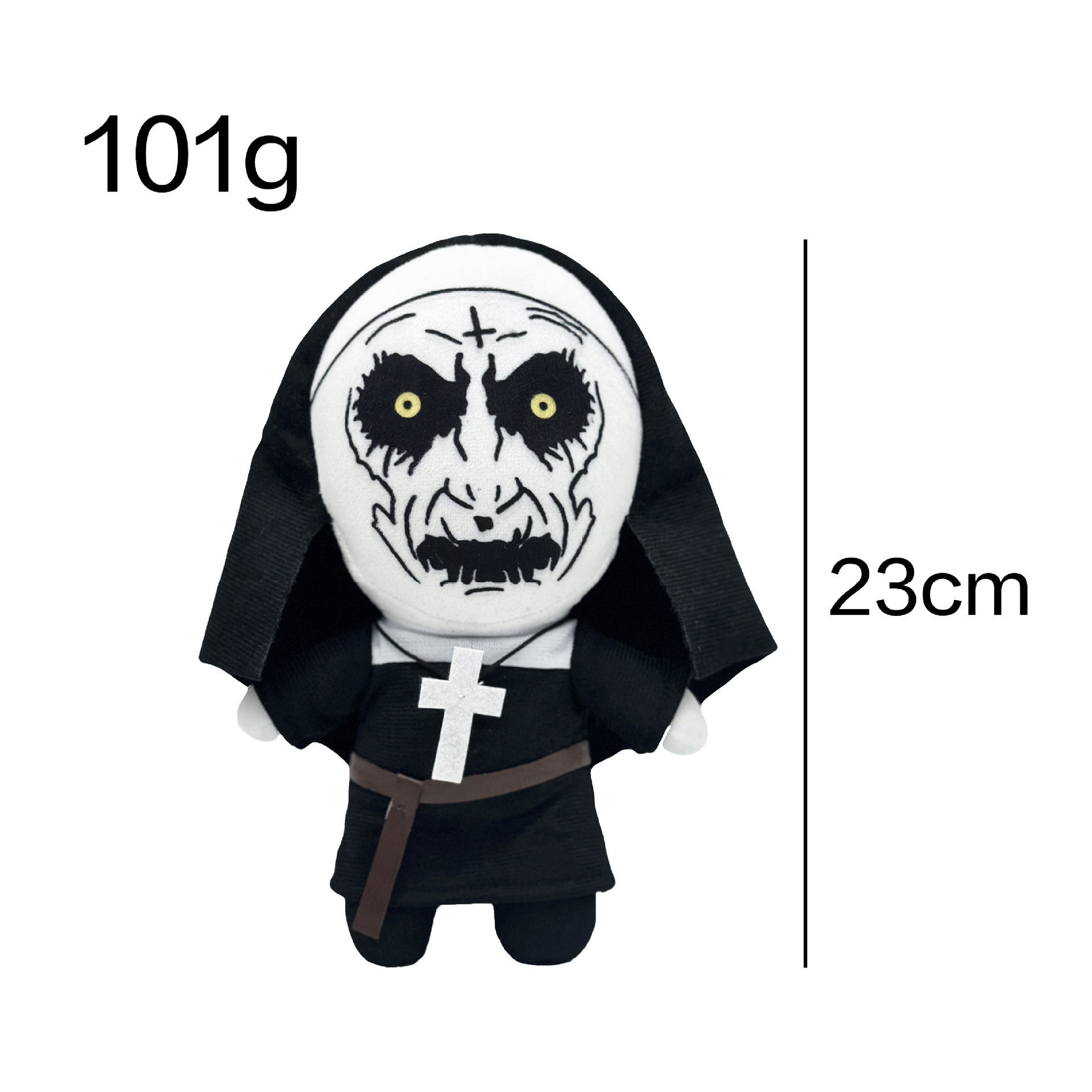 Spooky Horror Nun Plush Doll โ photo 2