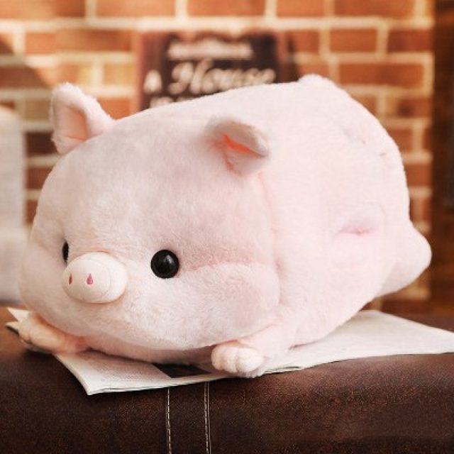 Blush Piggy Hand-Warmer Plush