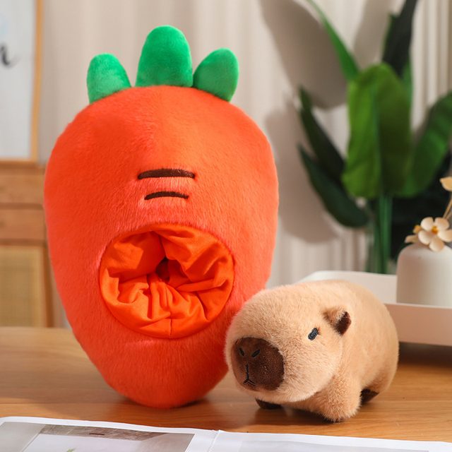 Carrot Burrow Capybara Cave Plush Set โ photo 2