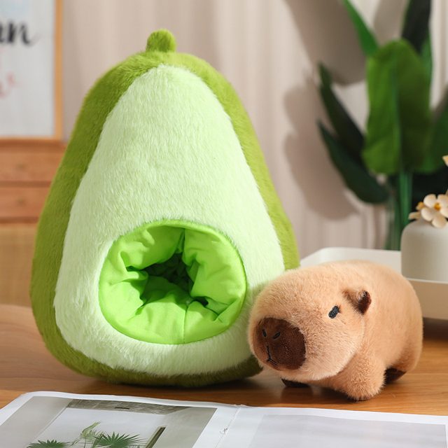 Avocado Pod Capybara Cave Plush Set โ photo 2