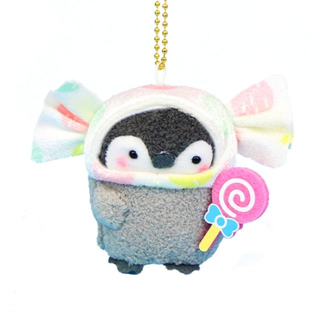 Penguin in a Candy Wrapper Keychain