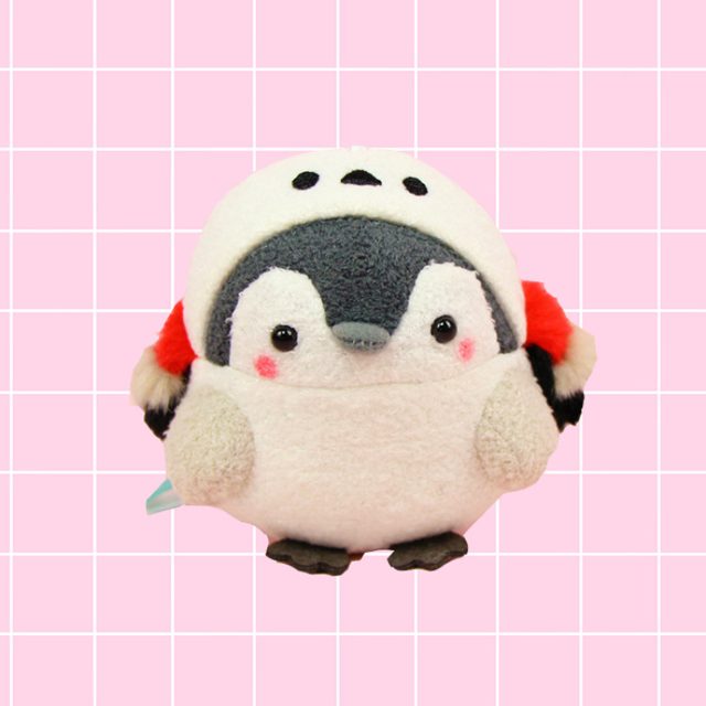 Long-Tailed Tit Bird Plush Charm