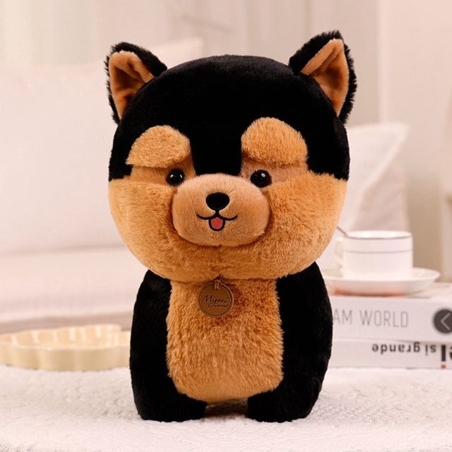 Black & Tan Puppy Plushie โ photo 3
