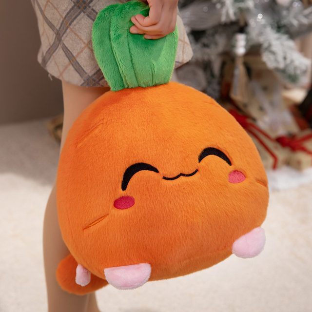 Carrot Kitty Plush With Handle โ photo 3