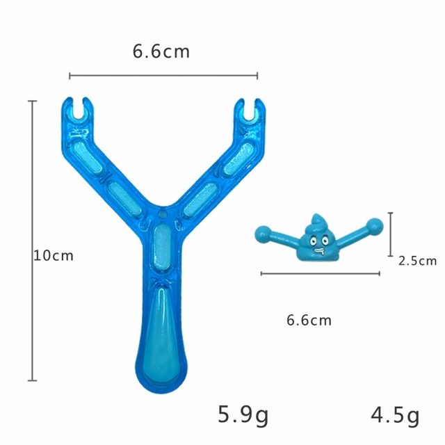 Poop Emoji Slingshot Flyer Set (Blue)