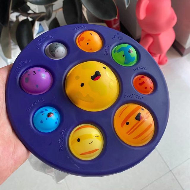 Solar System Pop Dimple Fidget Board