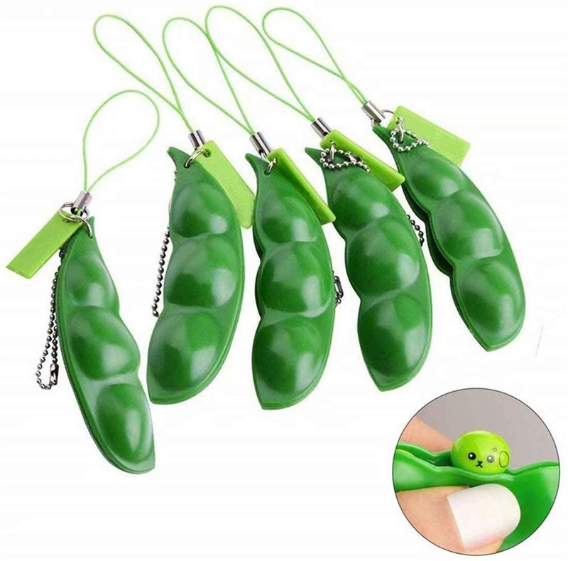 Pop-a-Pea Edamame Bean Keychain โ photo 3